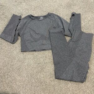 Gray Seamless Activewear Set